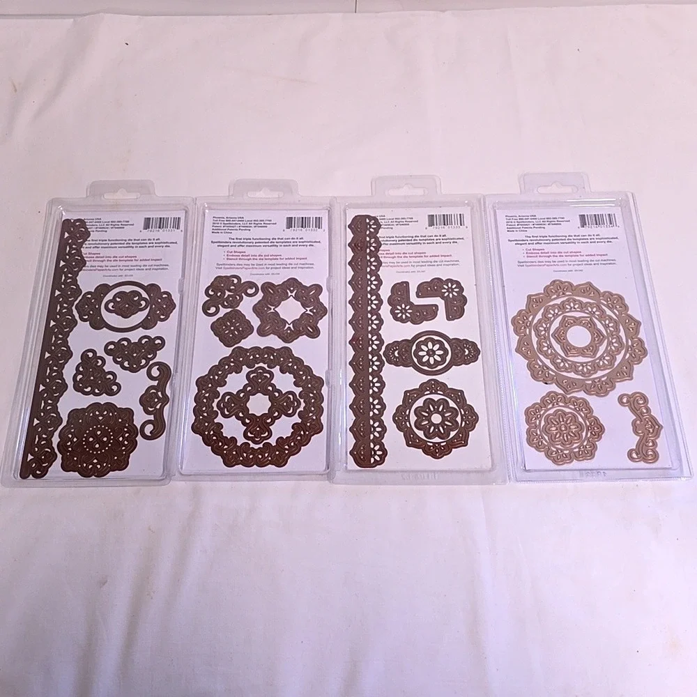 Spellbinders Shapeabilities Die Cut Lot Parisian Floral Doily Emboss Stencil